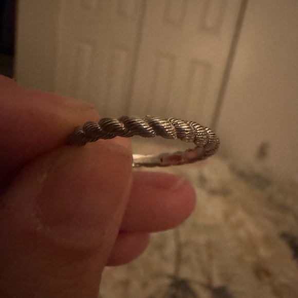 Judith Ripka Sterling Silver Rope Band - Picture 2 of 7